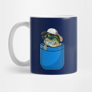 Is that a Bass in Your Pocket? Funny Fish Lover Fishing Sunglasses Mug